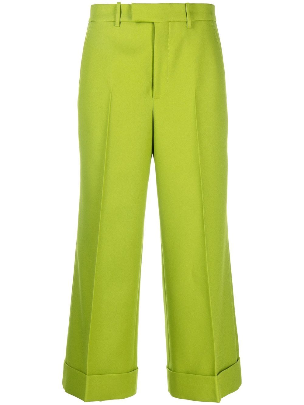 Gucci tailored cropped trousers - Green von Gucci