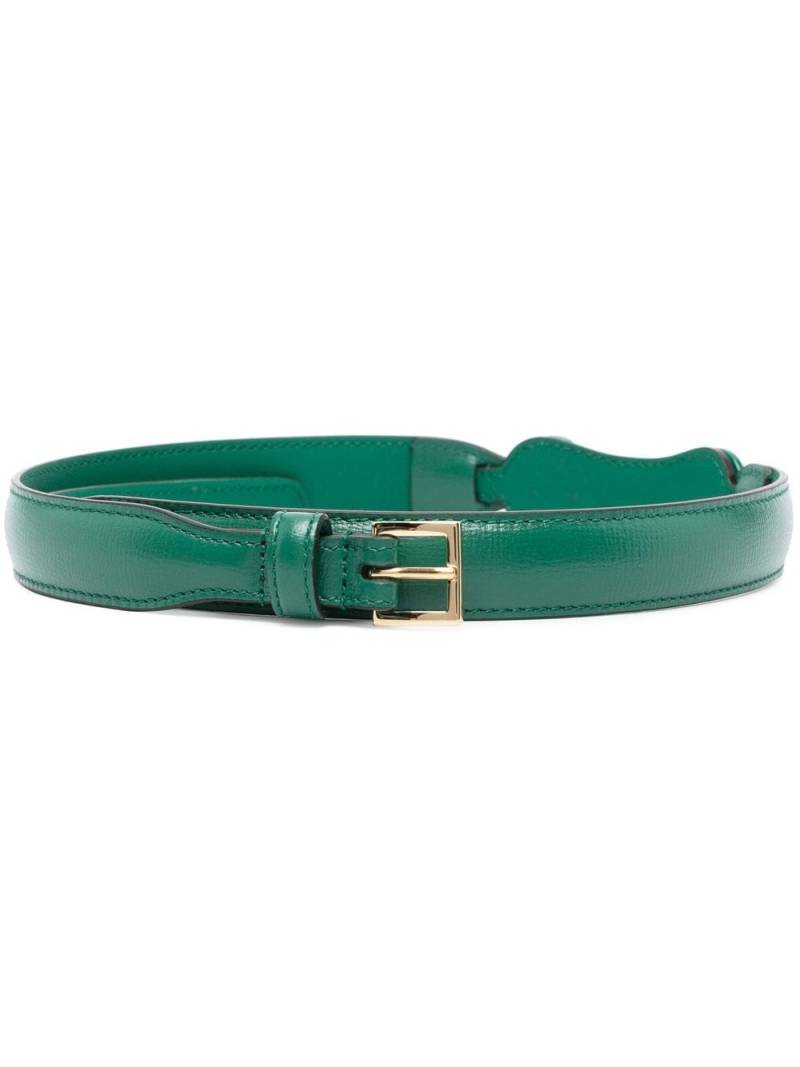 Gucci thin leather belt - Green von Gucci