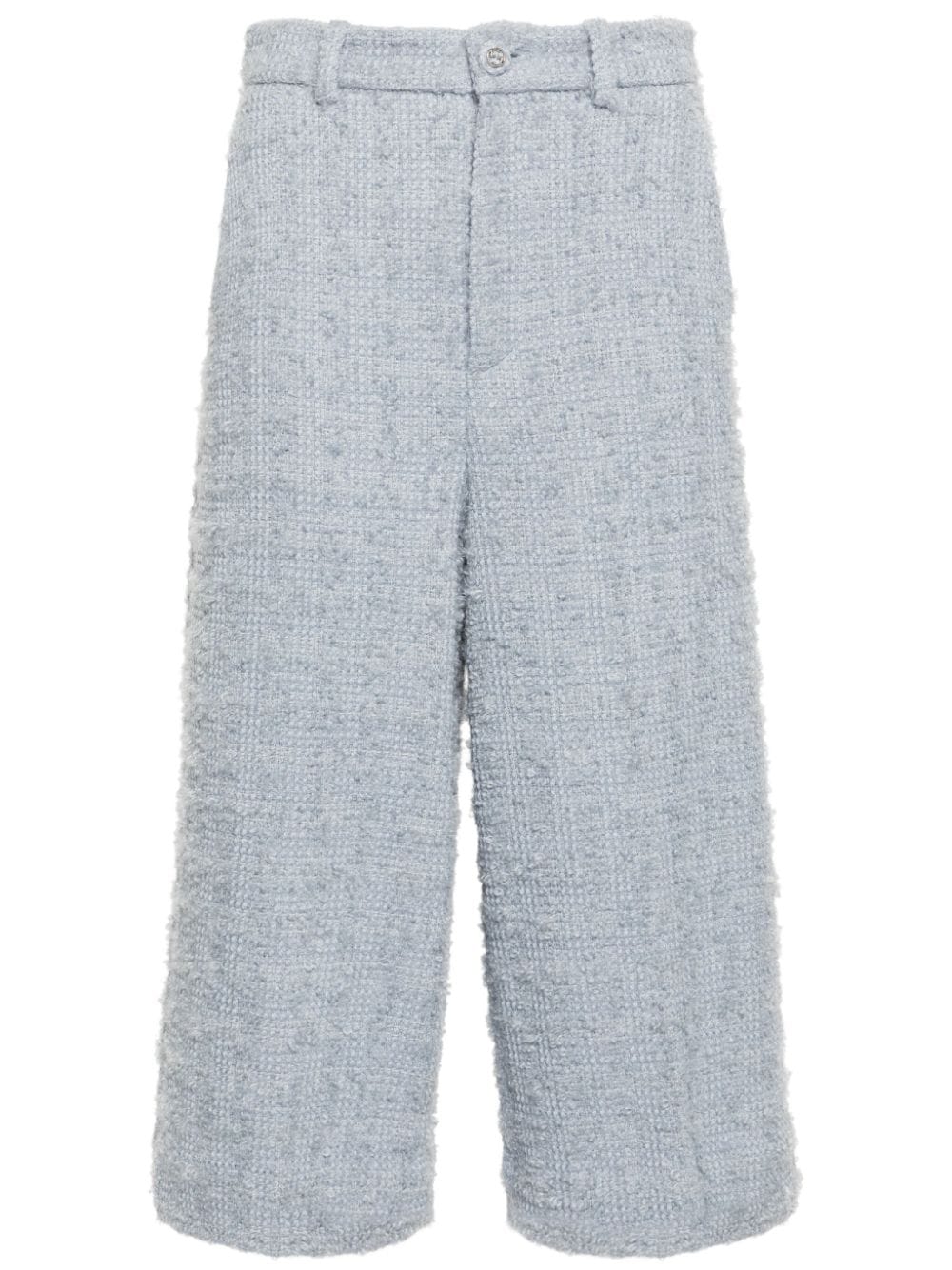 Gucci tweed cropped trousers - Blue von Gucci