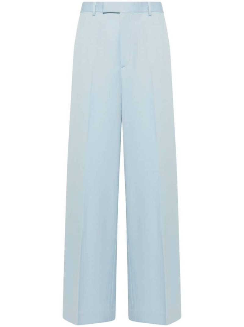 Gucci wide-leg wool trousers - Blue von Gucci