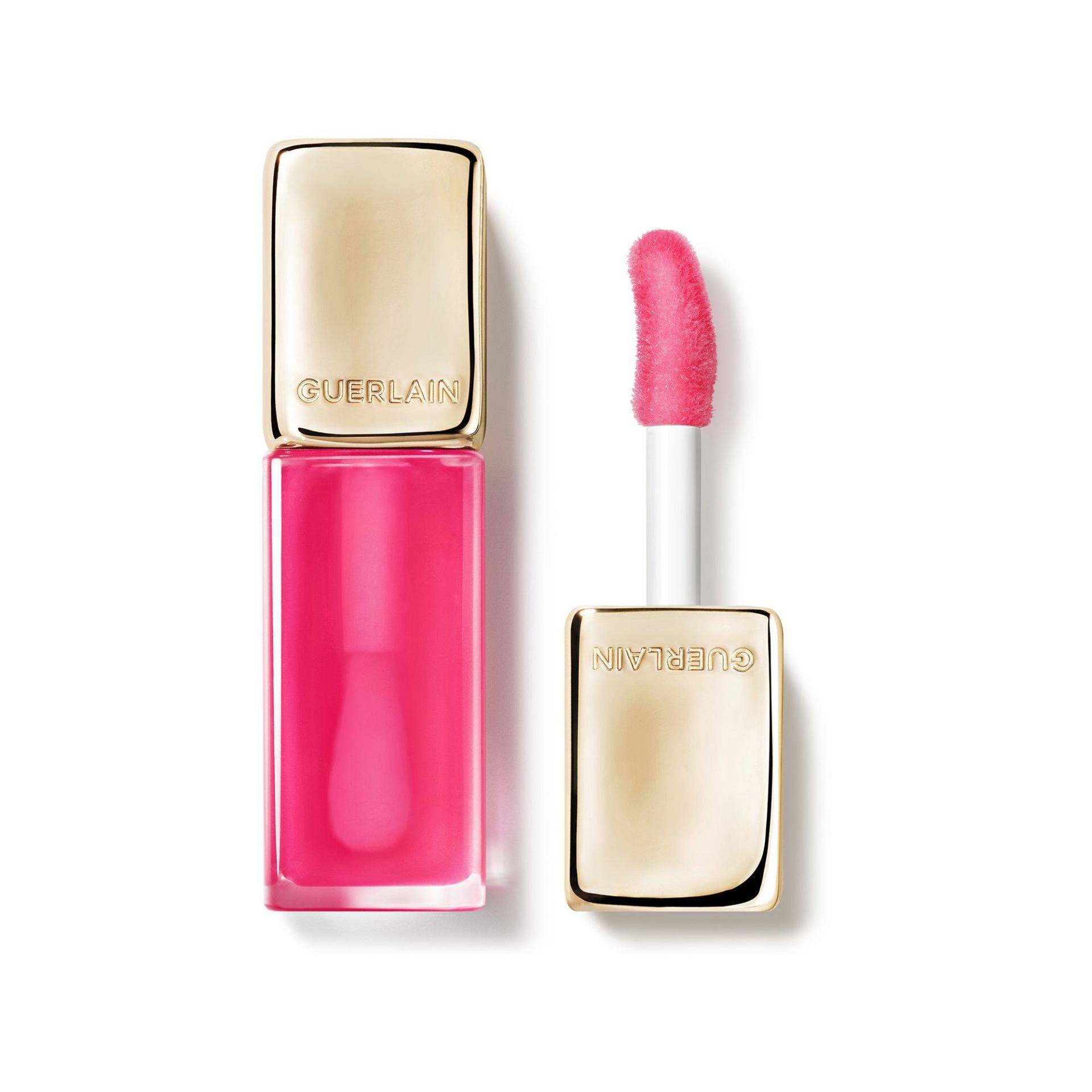 Kisskiss Bee Glow Oil 92% Natural-origin Honey Tint Lip Oil Damen  POP ROSE GLOW 9,5 ml von Guerlain