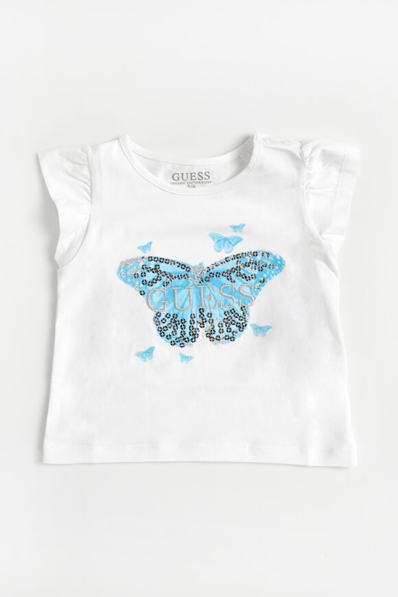 Guess Baby T-Shirt | Pure White | unisex  | 6-9m von Guess
