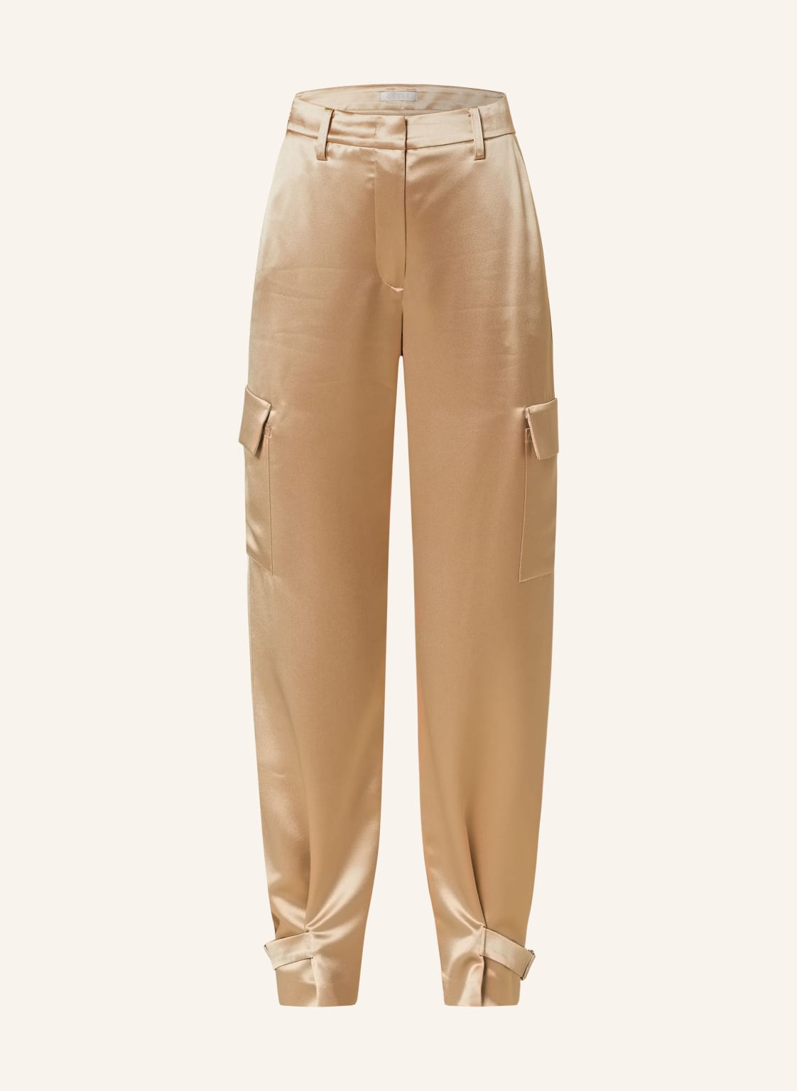 Guess Cargohose Marzia Aus Satin gold von Guess