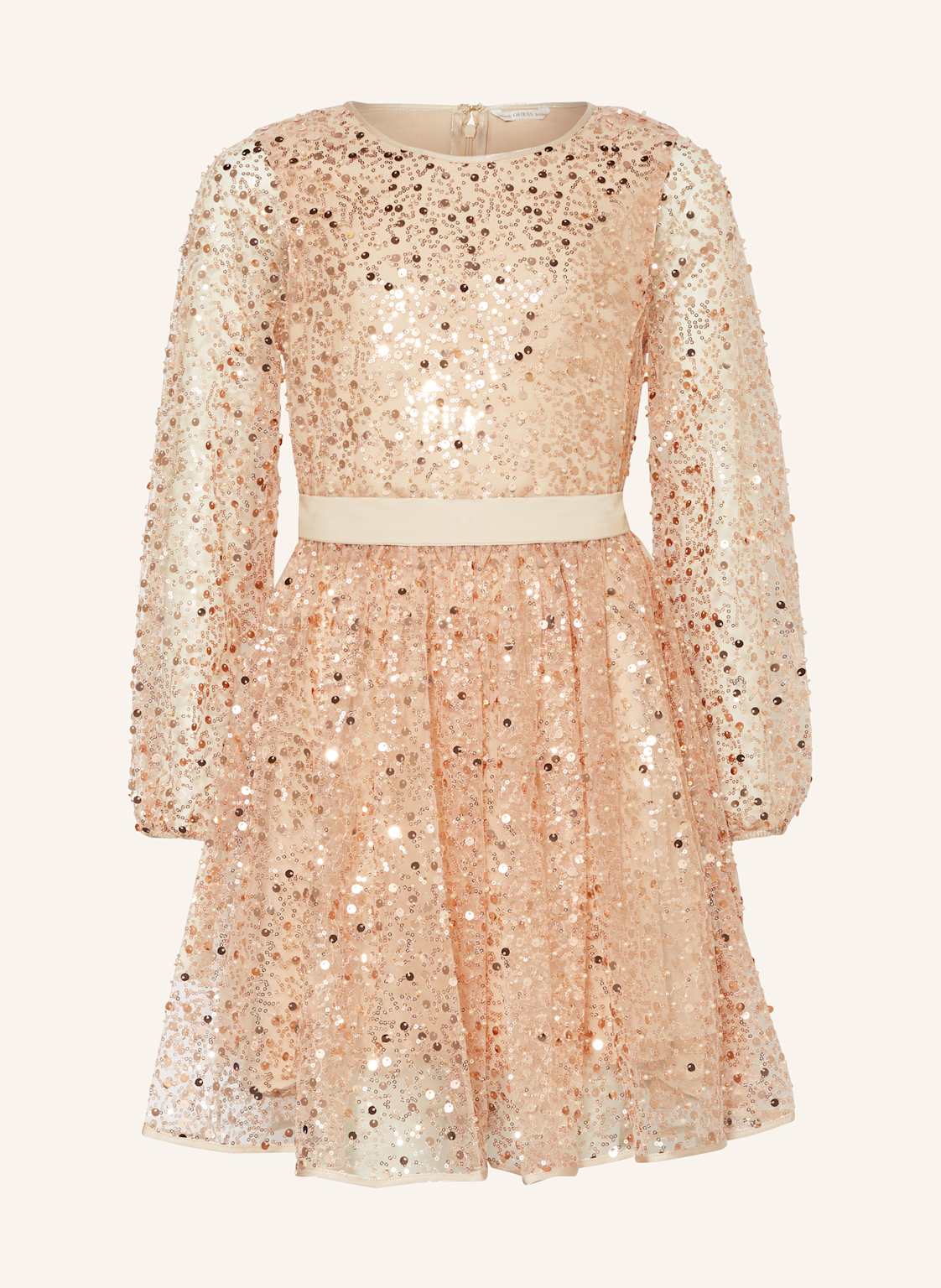 Guess Cocktailkeid Ceremony Aus Mesh beige Guess Cocktailkeid Ceremony Aus Mesh beige von Guess