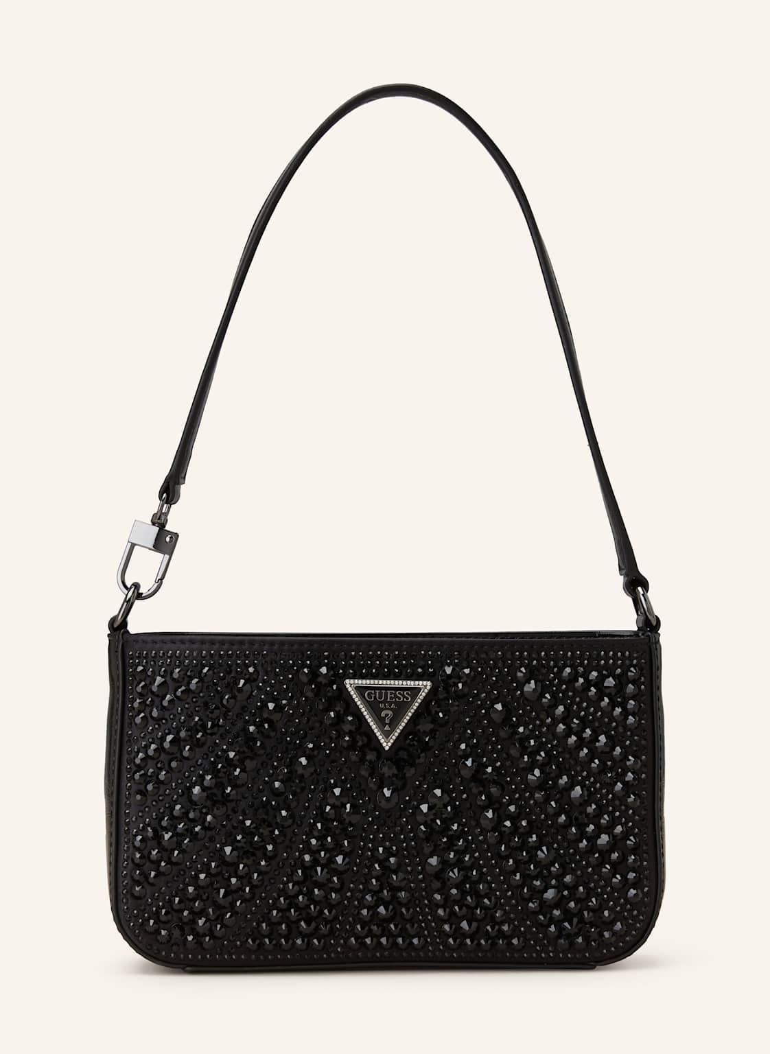 Guess Handtasche Beauvoir Mini Mit Schmucksteinen schwarz Guess Handtasche Beauvoir Mini Mit Schmucksteinen schwarz von Guess