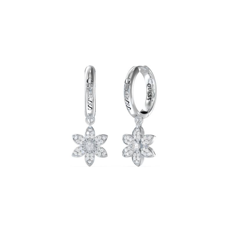 Guess JUBS04323JWRHT-U White Lotus Damen Ohrringe von Guess