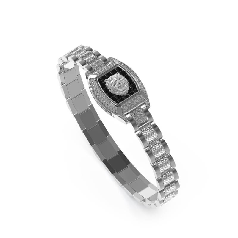 Guess JUMB05000JWSTT-U Lion King Herren Armband von Guess