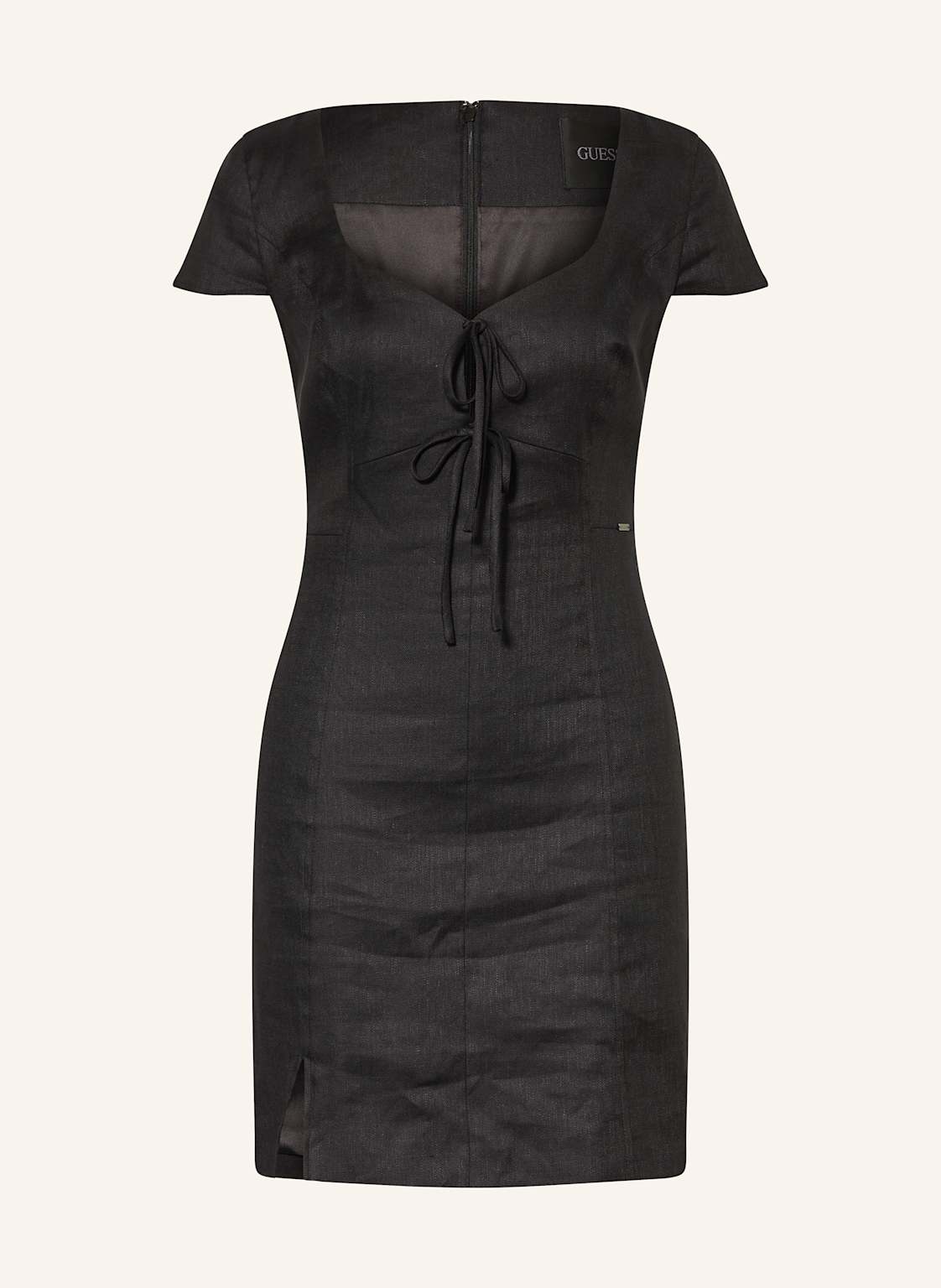 Guess Kleid Isabeau Mit Leinen schwarz von Guess