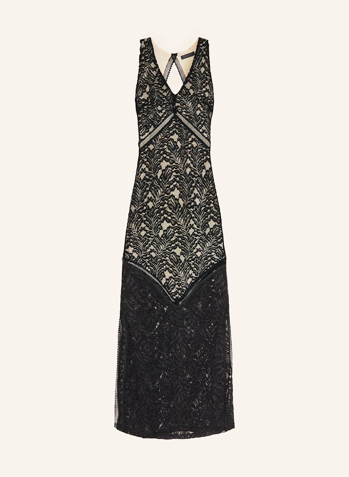 Guess Spitzenkleid Christel Mit Cut-Out schwarz von Guess