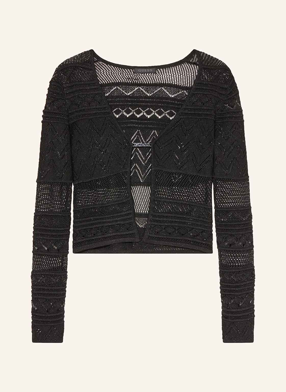 Guess Strickhülle Nellie Mit Glitzergarn schwarz von Guess
