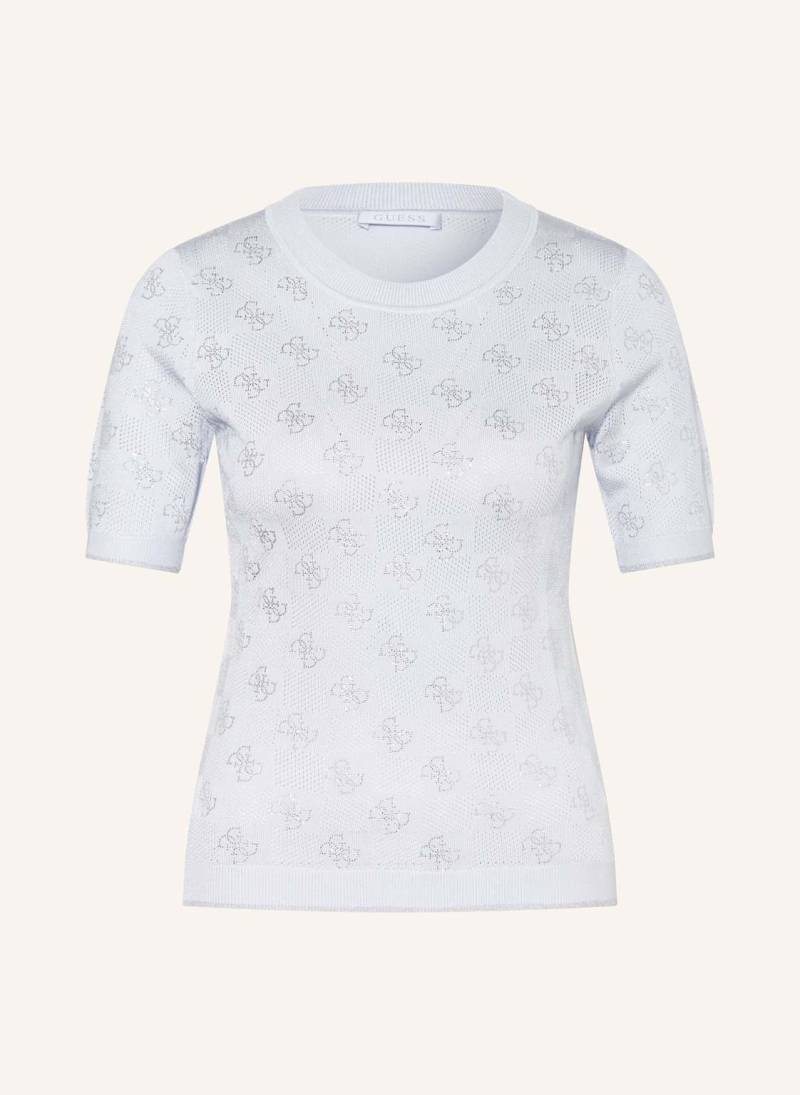 Guess Strickshirt Rosie Mit Schmucksteinen blau von Guess