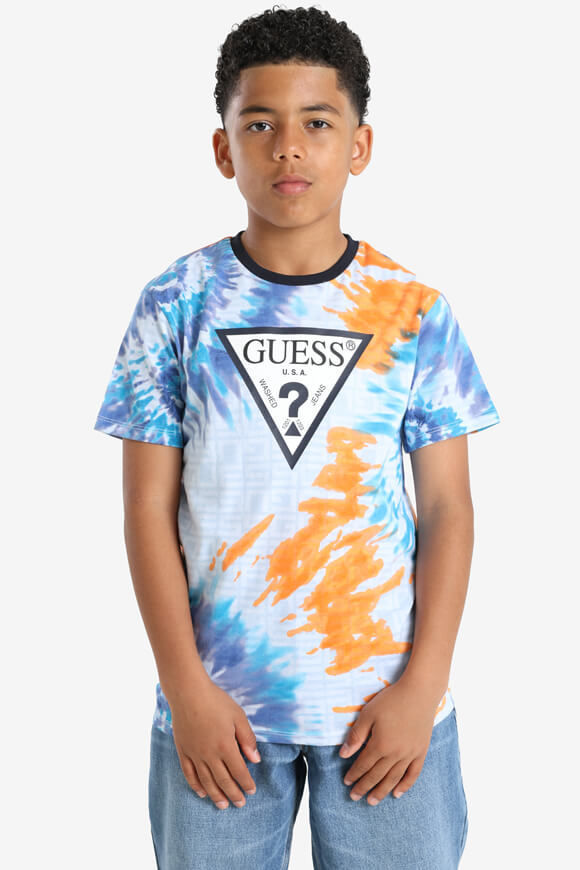Guess T-Shirt | Blue + Orange | Jungen  | 16 von Guess