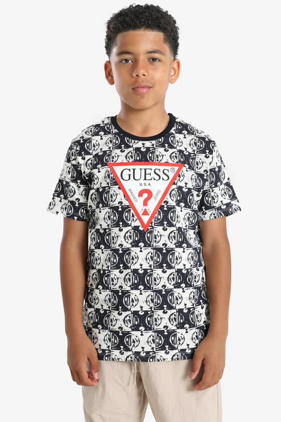 Guess T-Shirt | Dark Navy + Offwhite | Jungen  | 14 von Guess