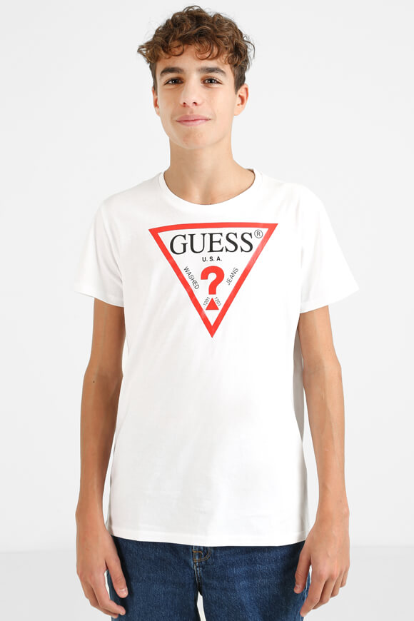 Guess T-Shirt | Weiss | Jungen  | 10 von Guess