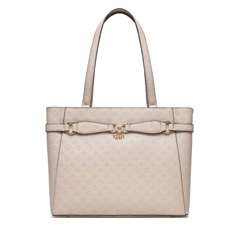 Handtasche Guess Arlena Logo HWPG93 36250 Écru von Guess