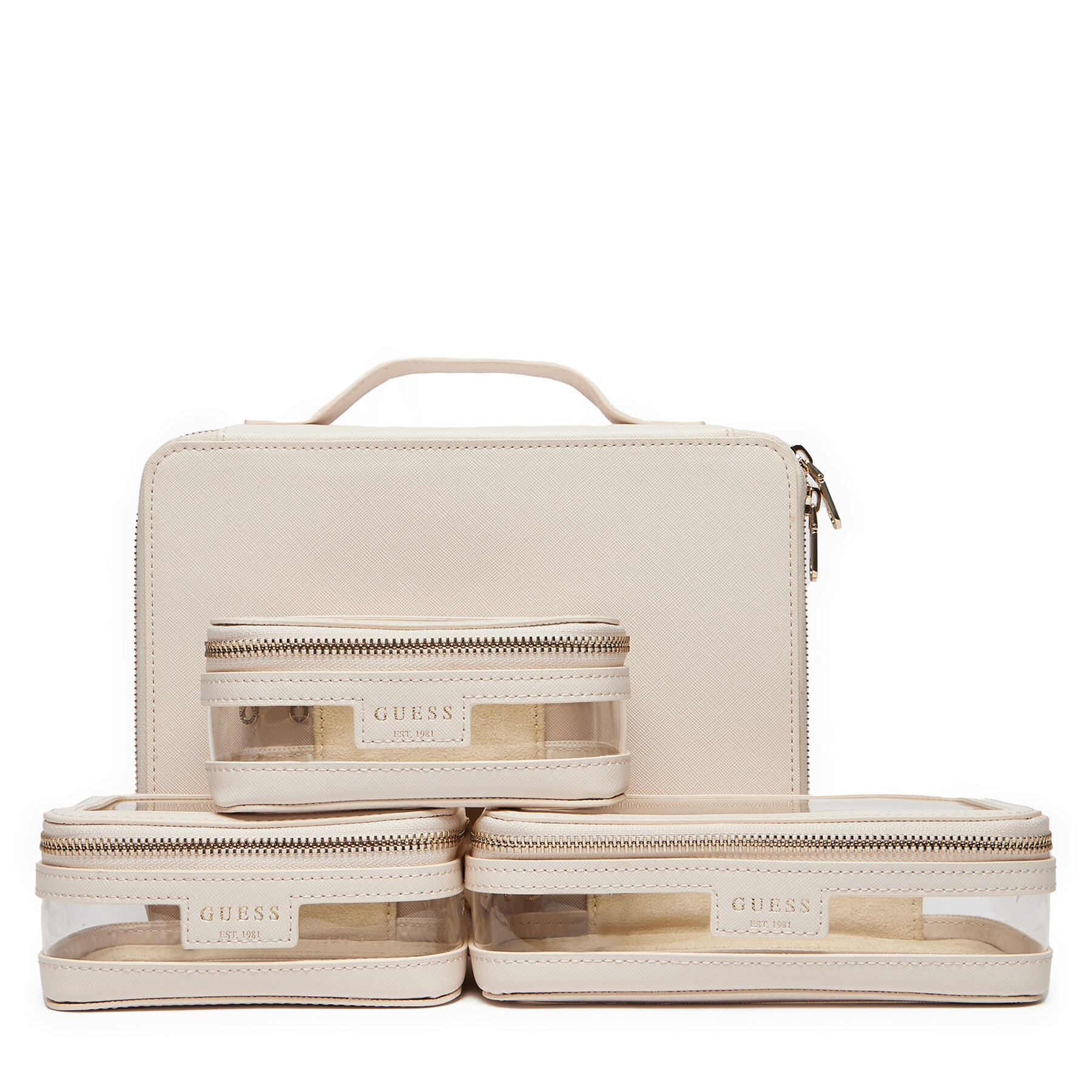 Kosmetiktasche Guess PW7494 P4450 Écru Kosmetiktasche Guess PW7494 P4450 Écru von Guess