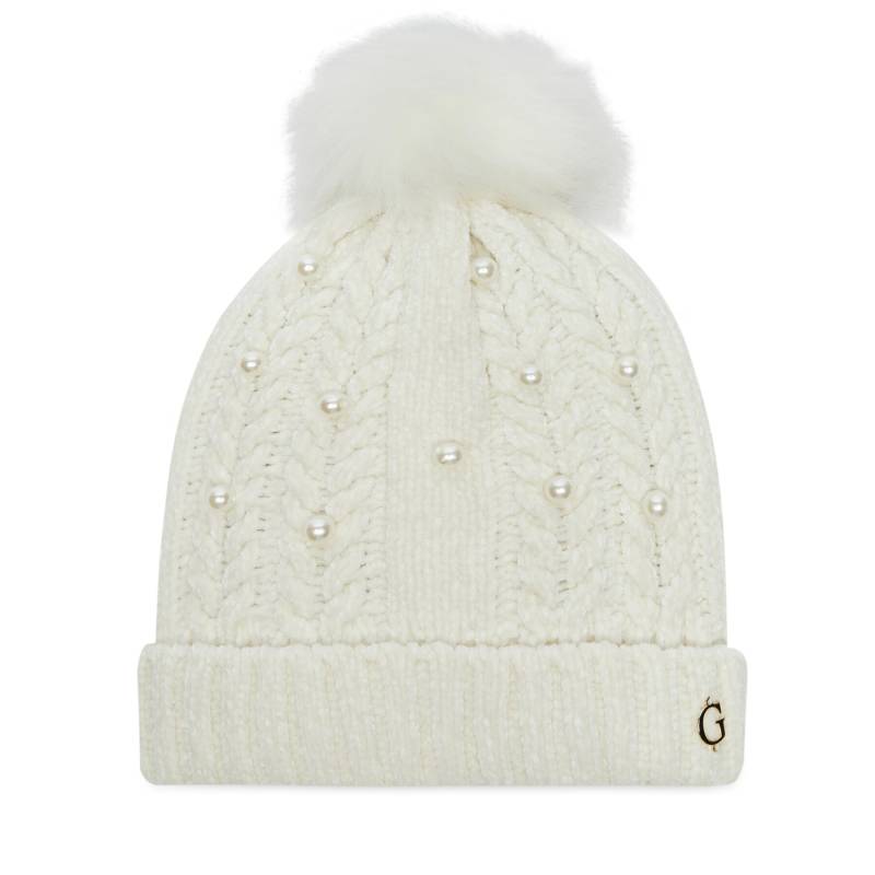 Mütze Guess J3BZ05 Z39H0 Écru von Guess