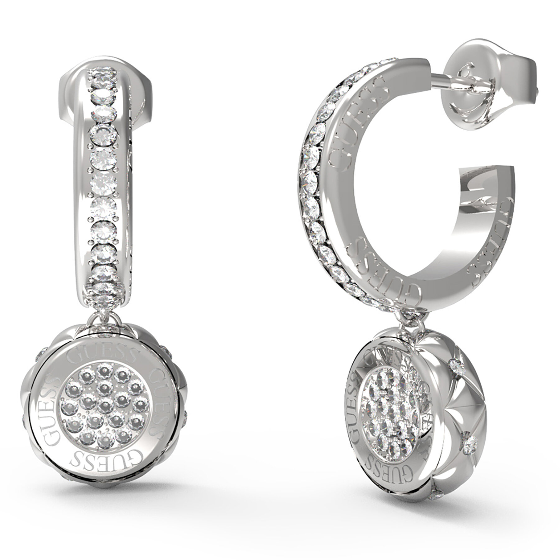 Ohrringe Guess JUBE04 596JW Silberfarben Ohrringe Guess JUBE04 596JW Silberfarben von Guess