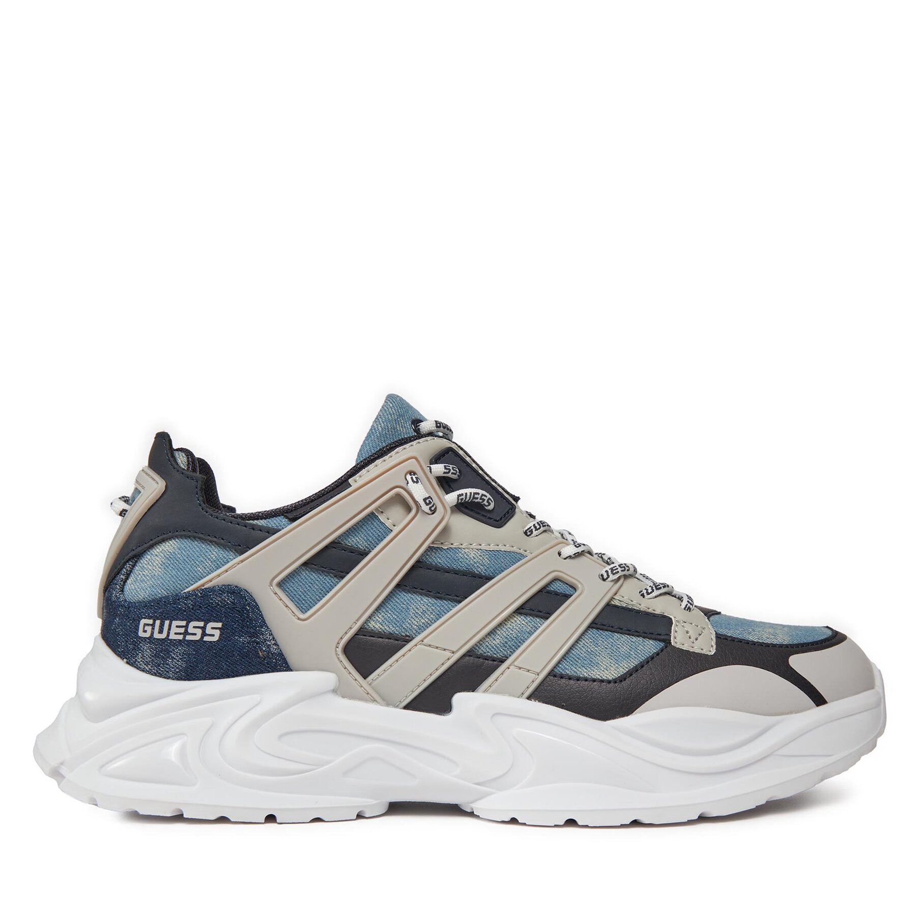 Sneakers Guess Belluno FMJBEL PEL12 BLUWH von Guess