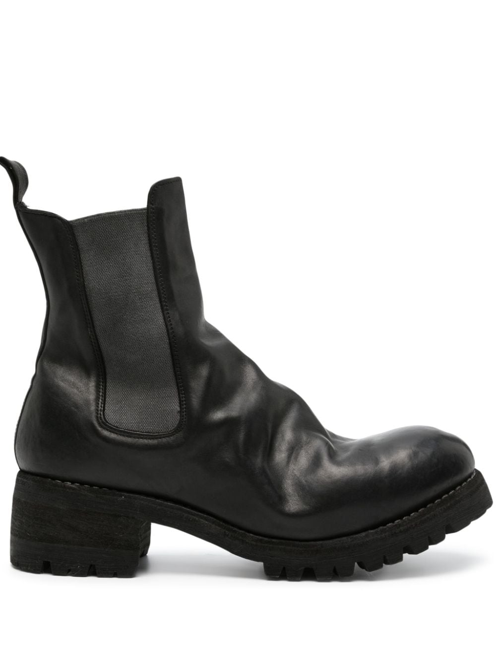 Guidi PL07V leather ankle boots - Black von Guidi