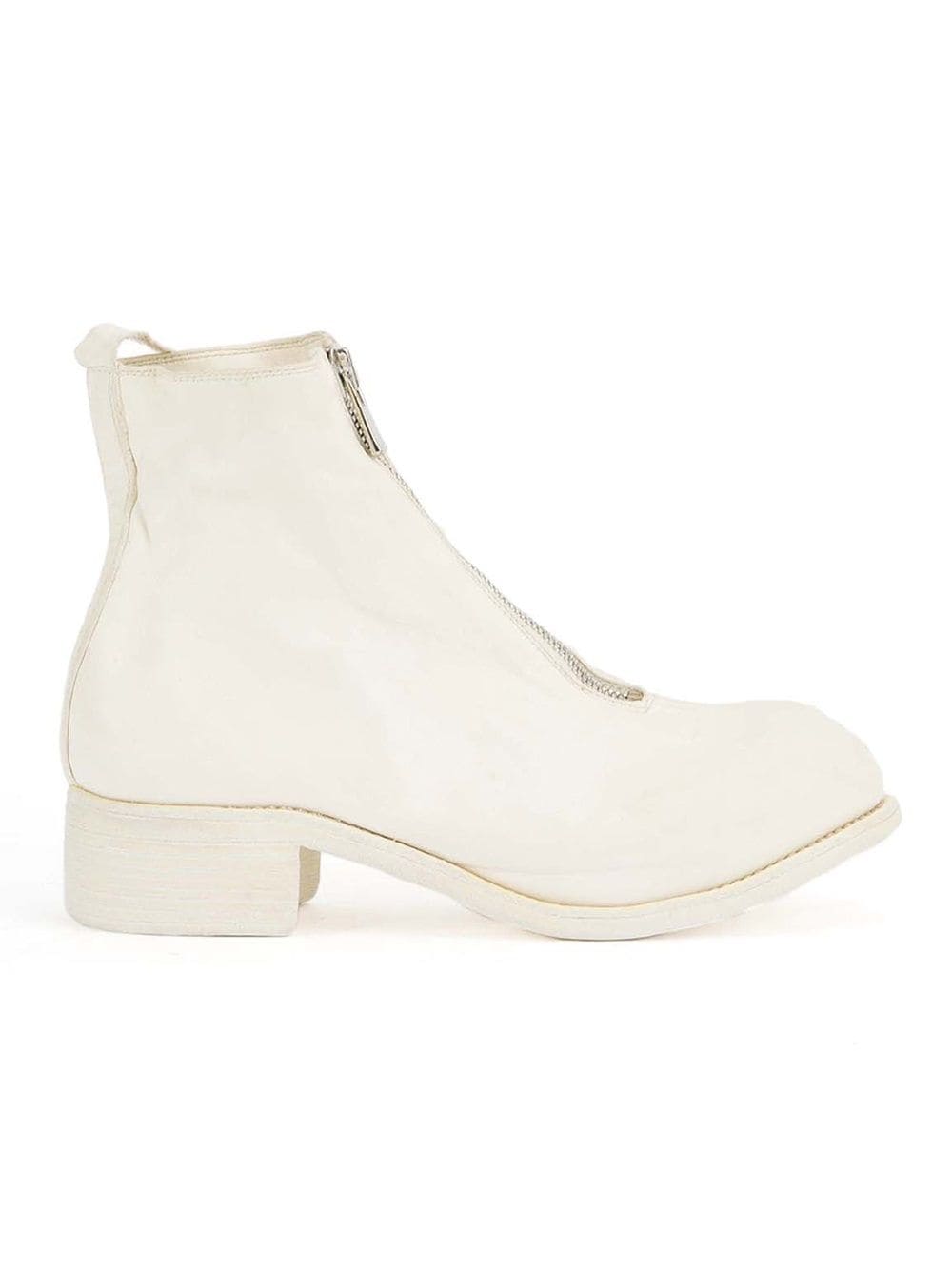 Guidi front-zip ankle boots - White von Guidi