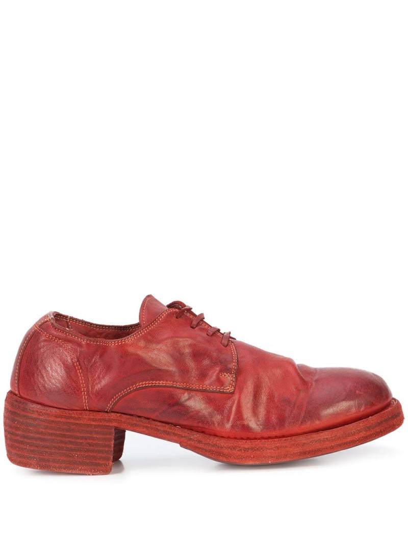 Guidi lace-up heeled shoes - Red von Guidi