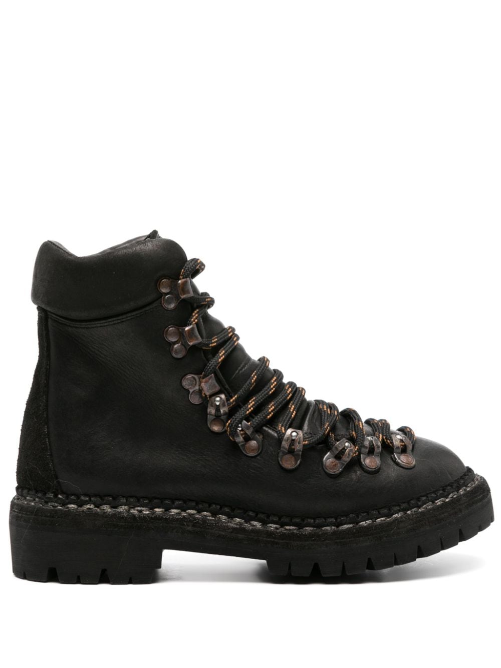 Guidi lace-up leather boots - Black von Guidi