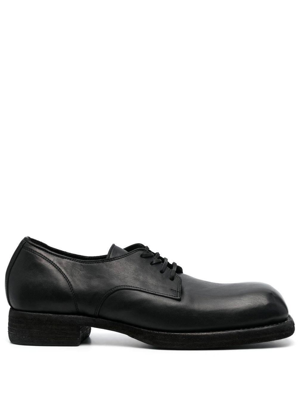 Guidi lace-up leather shoes - Black von Guidi
