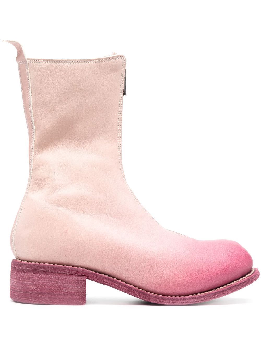 Guidi leather zip-up boots - Pink von Guidi
