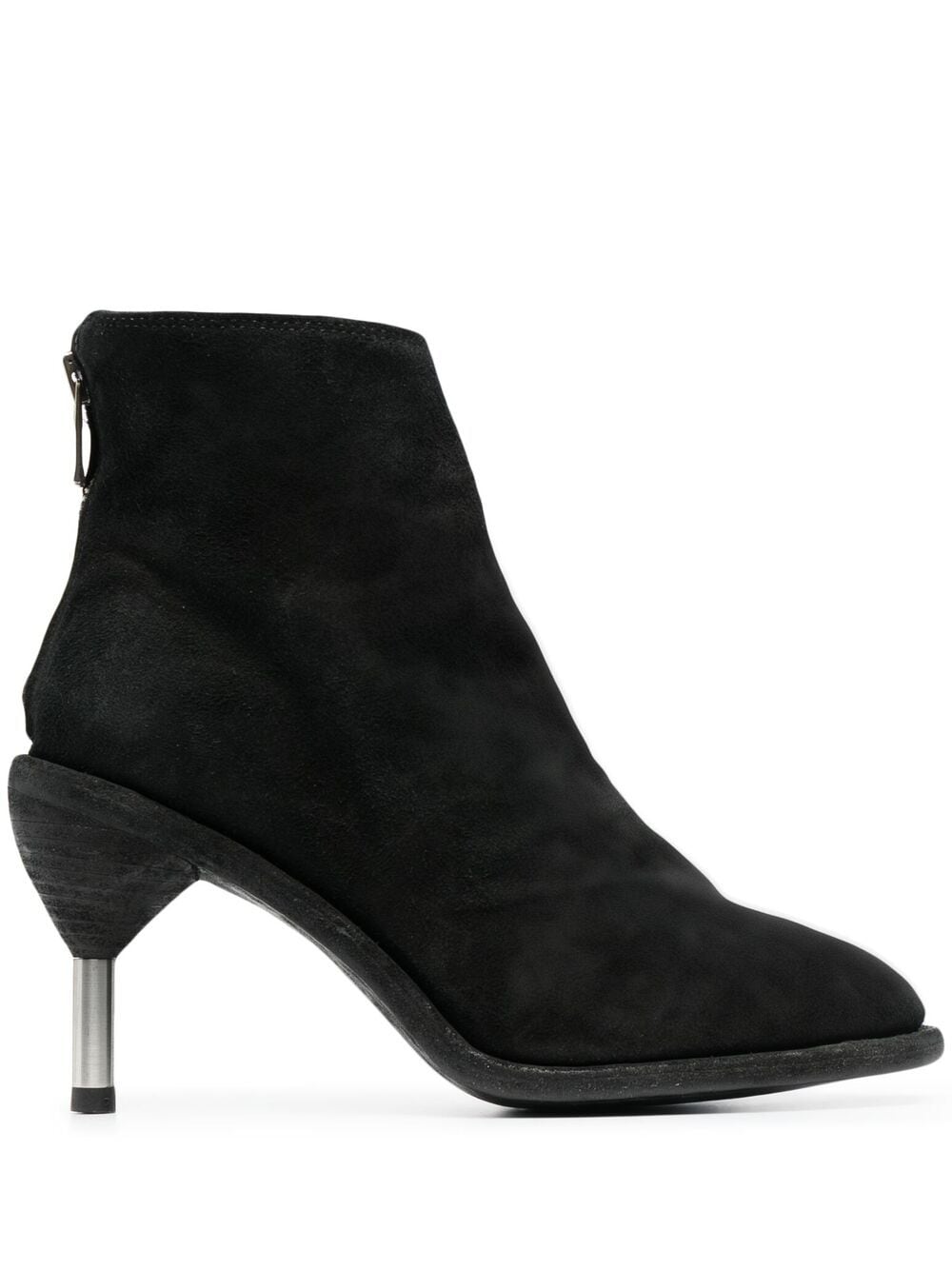 Guidi metal-heel suede boots - Black von Guidi