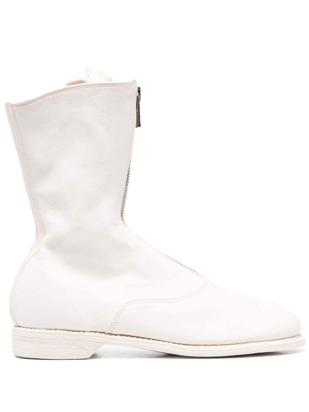 Guidi round-toe leather boots - White von Guidi