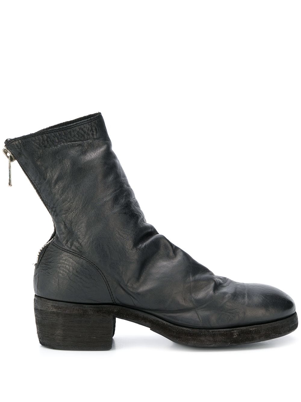 Guidi worn effect boots - Black von Guidi