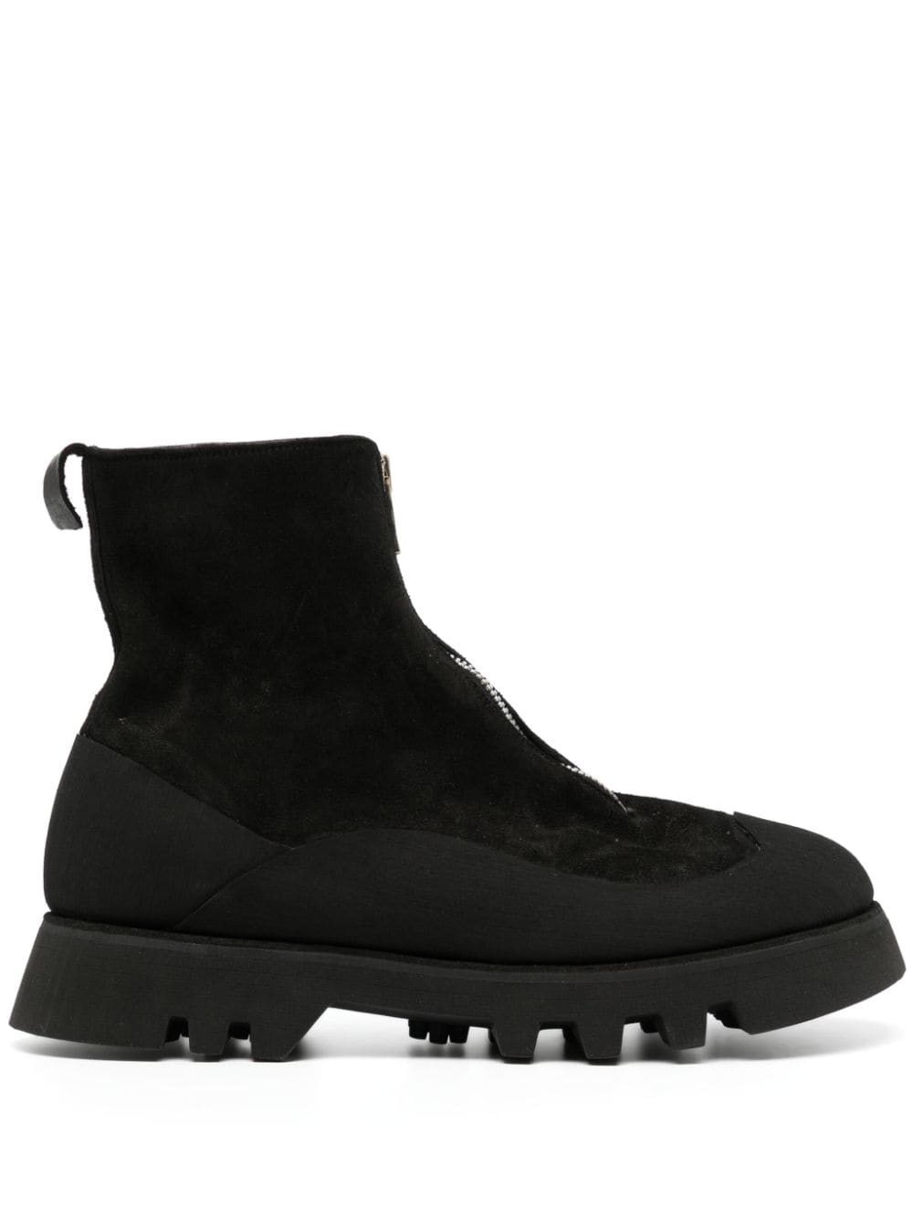 Guidi zip-fastened leather boots - Black von Guidi