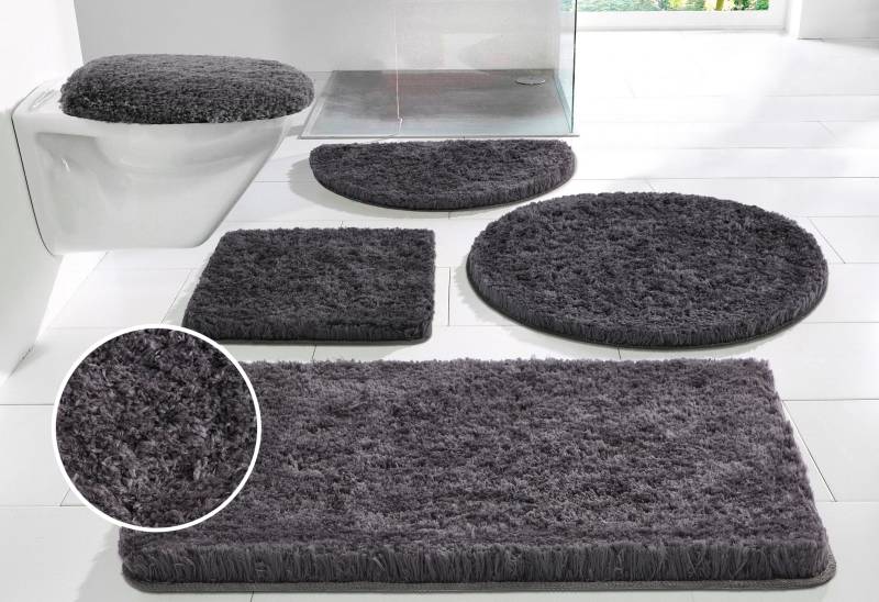 Guido Maria Kretschmer Home&Living Badematte »Micro exclusiv, Badvorleger, Badezimmer Teppich«, rutschhemmend beschichtet, strapazierfähig-schnell trocknend-fussbodenheizungsgeeignet, Badteppich, Badematten auch als 3 teiliges Set & rund erhältlich von Guido Maria Kretschmer Home&Living