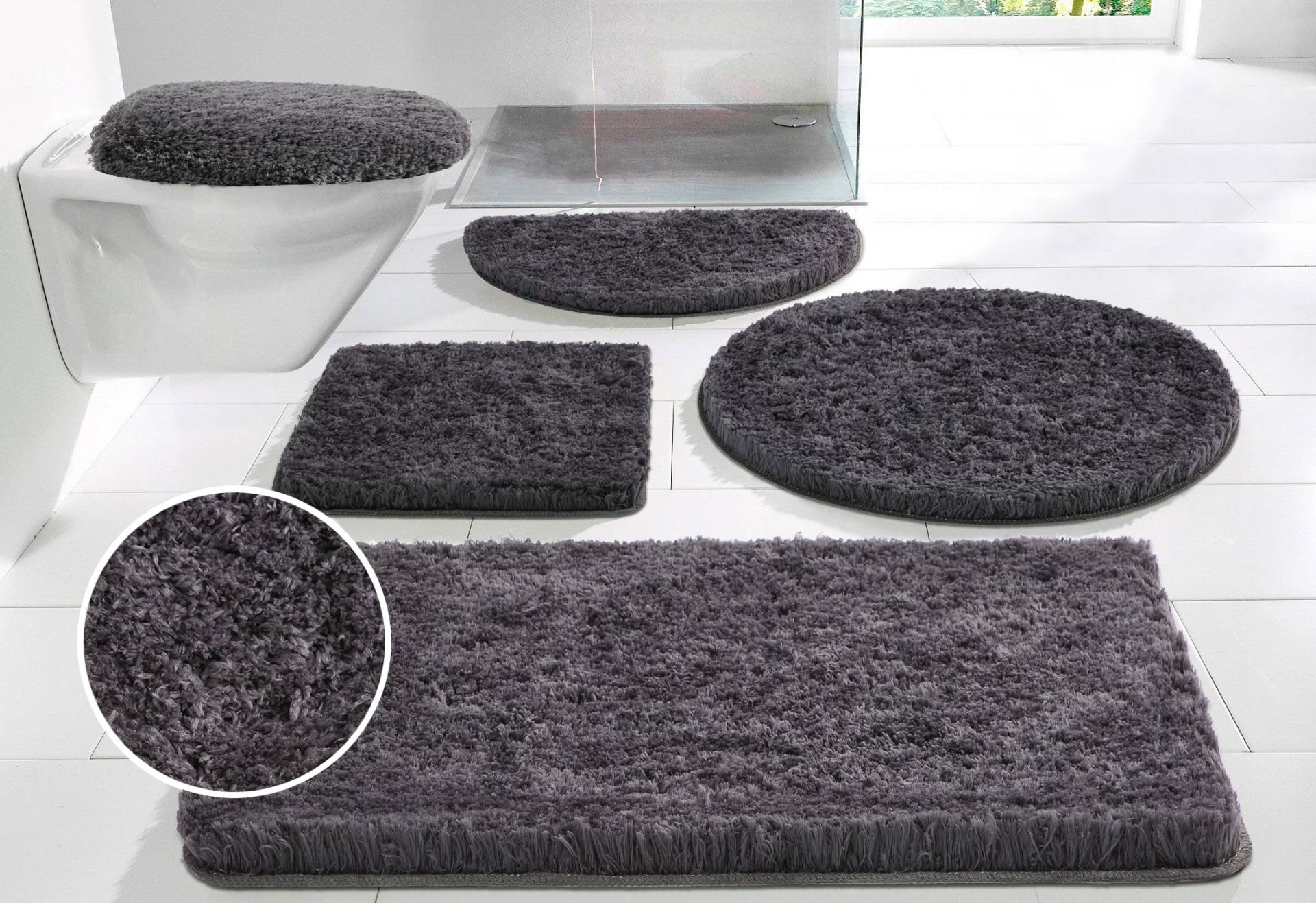 Guido Maria Kretschmer Home&Living Badematte »Micro exclusiv, Badvorleger, Badezimmer Teppich«, rutschhemmend beschichtet, strapazierfähig-schnell trocknend-fussbodenheizungsgeeignet, Badteppich, Badematten auch als 3 teiliges Set & rund erhältlich Guido Maria Kretschmer Home&Living Badematte »Micro exclusiv, Badvorleger, Badezimmer Teppich«, rutschhemmend beschichtet, strapazierfähig-schnell trocknend-fussbodenheizungsgeeignet, Badteppich, Badematten auch als 3 teiliges Set & rund erhältlich von Guido Maria Kretschmer Home&Living