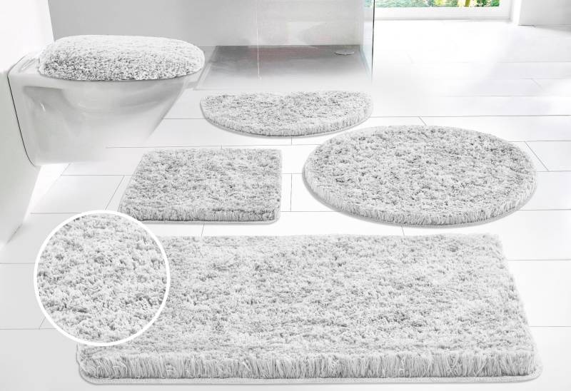 Guido Maria Kretschmer Home&Living Badematte »Micro exclusiv, Badvorleger, Badezimmer Teppich«, rutschhemmend beschichtet, strapazierfähig-schnell trocknend-fussbodenheizungsgeeignet, Badteppich, Badematten auch als 3 teiliges Set & rund erhältlich von Guido Maria Kretschmer Home&Living