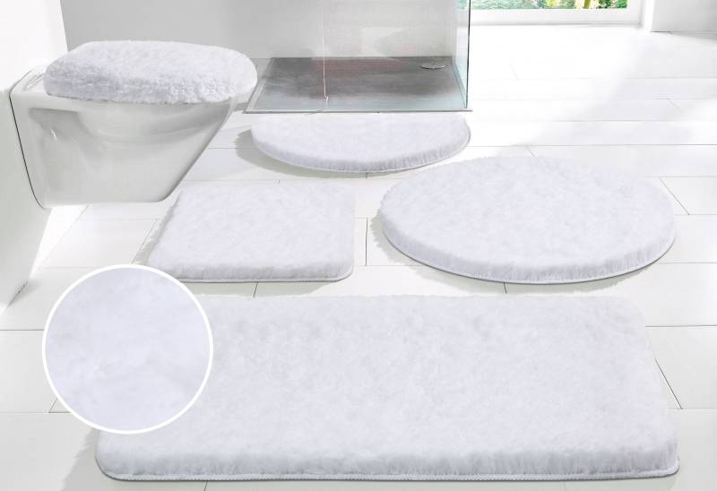 Guido Maria Kretschmer Home&Living Badematte »Micro exclusiv, Badvorleger, Badezimmer Teppich«, rutschhemmend beschichtet, strapazierfähig-schnell trocknend-fussbodenheizungsgeeignet, Badteppich, Badematten auch als 3 teiliges Set & rund erhältlich von Guido Maria Kretschmer Home&Living