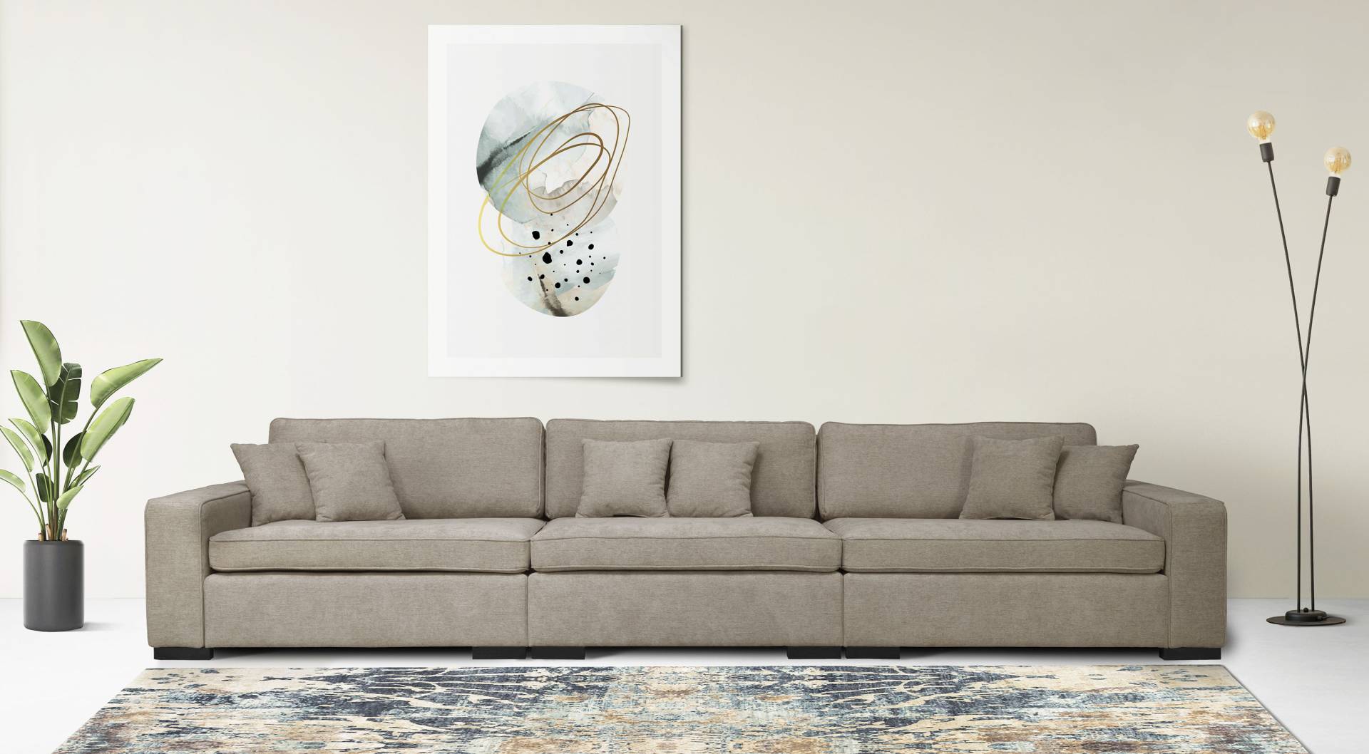 Guido Maria Kretschmer Home&Living 3-Sitzer »Skara«, Lounge-Sofa mit Federkernpolsterung, in vielen Bezugsvarianten Guido Maria Kretschmer Home&Living 3-Sitzer »Skara«, Lounge-Sofa mit Federkernpolsterung, in vielen Bezugsvarianten von Guido Maria Kretschmer Home&Living