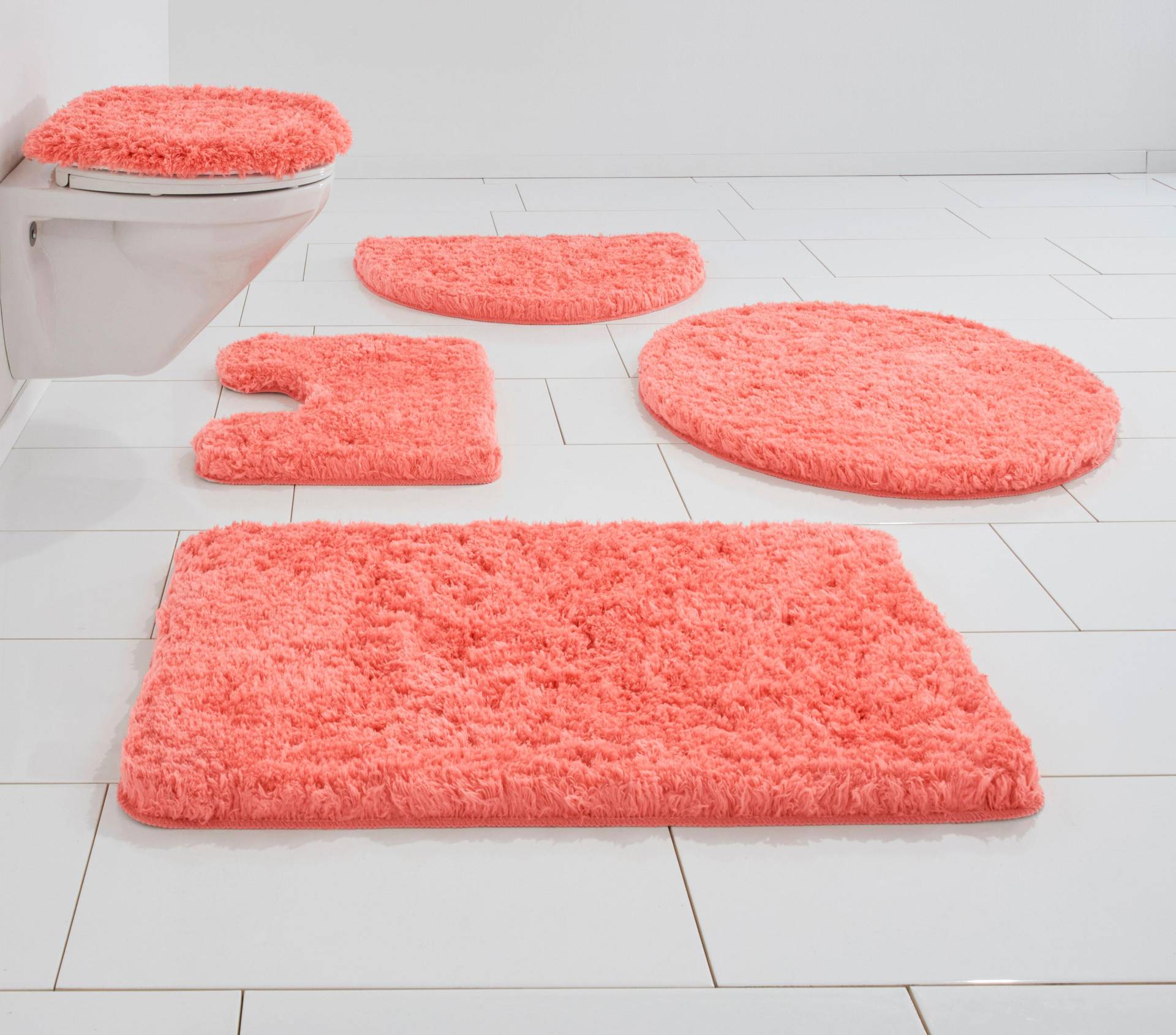 Guido Maria Kretschmer Home&Living Badematte »Micro exclusiv, Badvorleger, Badezimmer Teppich«, rutschhemmend beschichtet, strapazierfähig-schnell trocknend-fussbodenheizungsgeeignet, Badteppich, Badematten auch als 3 teiliges Set & rund erhältlich von Guido Maria Kretschmer Home&Living