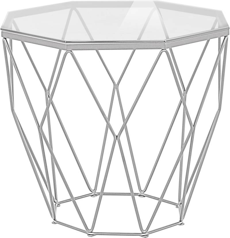 Guido Maria Kretschmer Home&Living Beistelltisch »Caen«, mit Glasplatte und Metall, Breite 60 cm von Guido Maria Kretschmer Home&Living