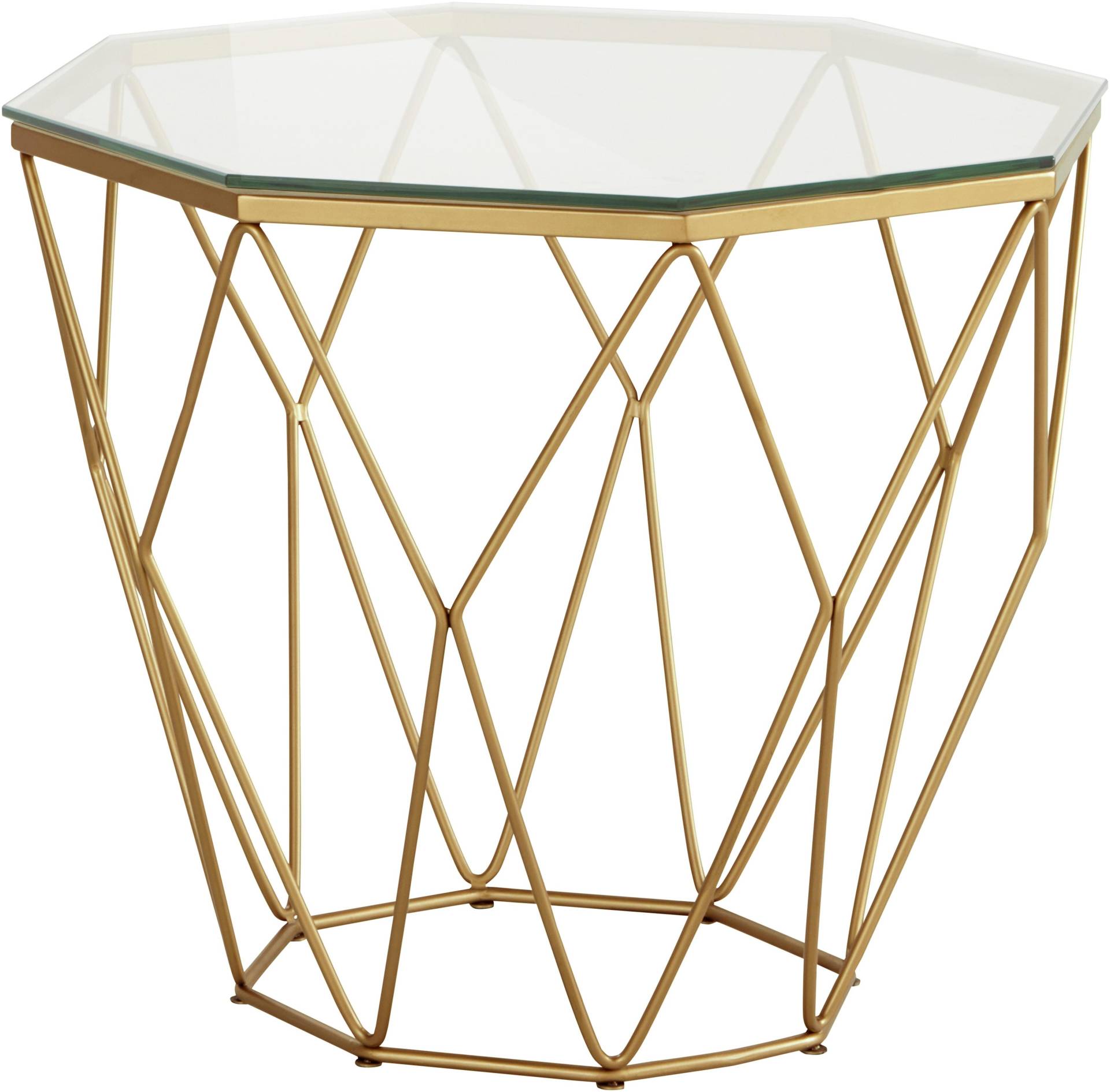 Guido Maria Kretschmer Home&Living Beistelltisch »Caen«, mit Glasplatte und Metall, Breite 60 cm Guido Maria Kretschmer Home&Living Beistelltisch »Caen«, mit Glasplatte und Metall, Breite 60 cm von Guido Maria Kretschmer Home&Living
