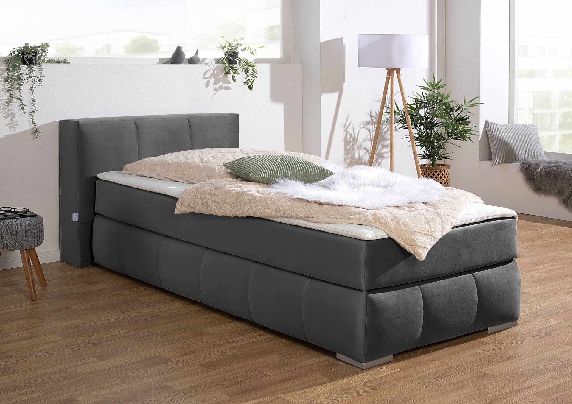 Guido Maria Kretschmer Home&Living Boxspringbett »Chelles«, inkl. Kaltschaumtopper, in 5 Breiten und 3 Matratzenarten Guido Maria Kretschmer Home&Living Boxspringbett »Chelles«, inkl. Kaltschaumtopper, in 5 Breiten und 3 Matratzenarten von Guido Maria Kretschmer Home&Living