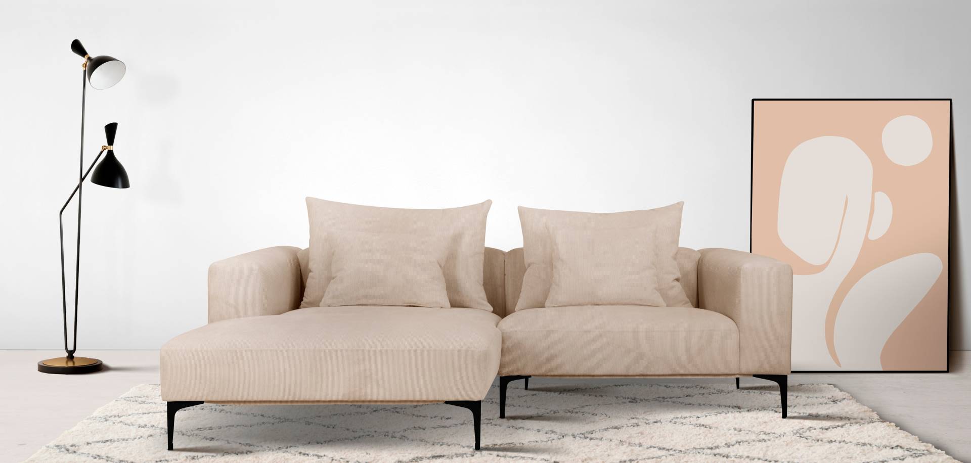 Guido Maria Kretschmer Home&Living Ecksofa »BENTE L-Form« von Guido Maria Kretschmer Home&Living