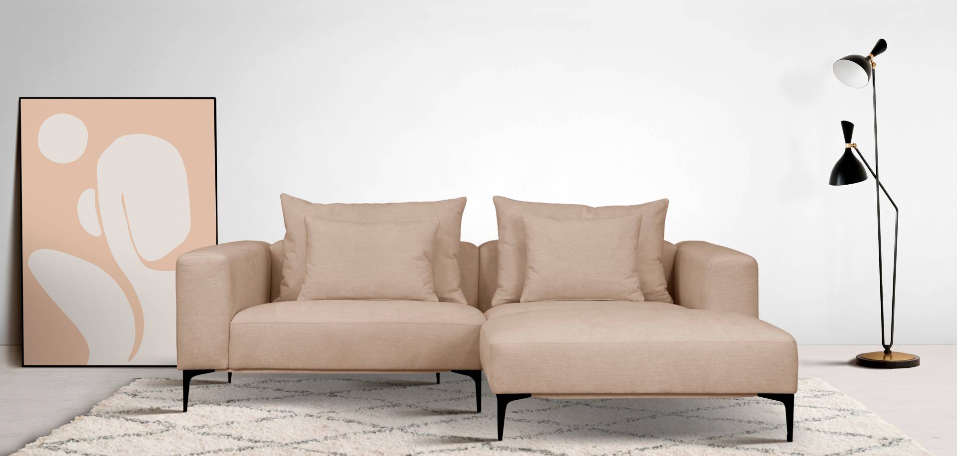 Guido Maria Kretschmer Home&Living Ecksofa »BENTE L-Form« von Guido Maria Kretschmer Home&Living