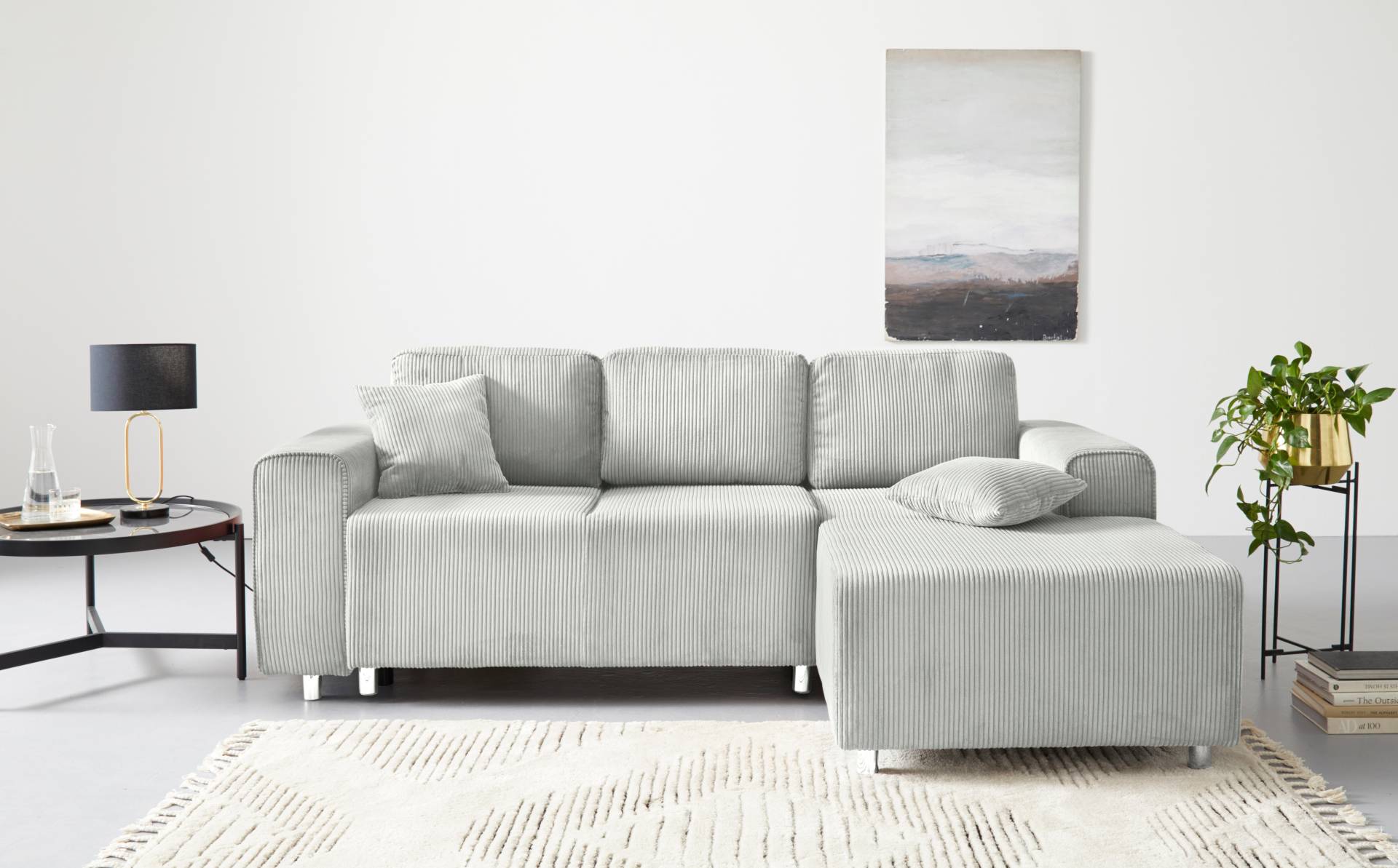 Guido Maria Kretschmer Home&Living Ecksofa »Györ«, L-Form, wahlweise mit Bettfunktion und Bettkasten incl. 2 Zierkissen Guido Maria Kretschmer Home&Living Ecksofa »Györ«, L-Form, wahlweise mit Bettfunktion und Bettkasten incl. 2 Zierkissen von Guido Maria Kretschmer Home&Living
