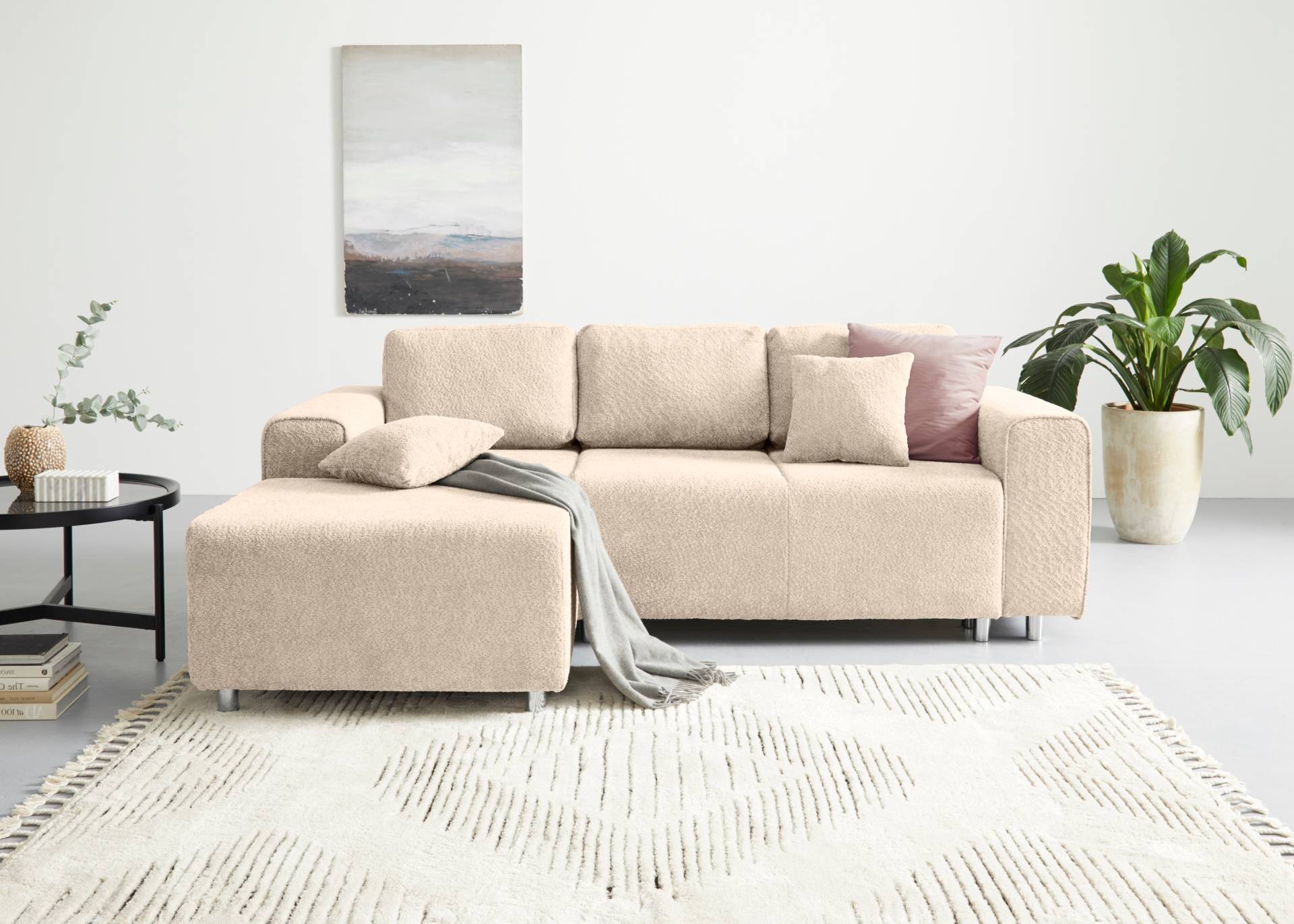 Guido Maria Kretschmer Home&Living Ecksofa »Györ«, L-Form, wahlweise mit Bettfunktion und Bettkasten incl. 2 Zierkissen Guido Maria Kretschmer Home&Living Ecksofa »Györ«, L-Form, wahlweise mit Bettfunktion und Bettkasten incl. 2 Zierkissen von Guido Maria Kretschmer Home&Living