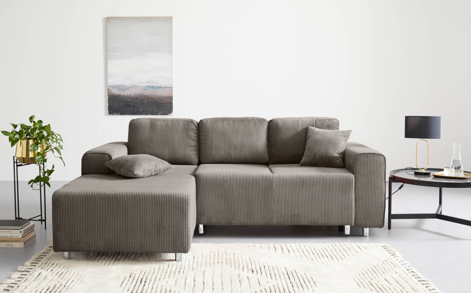 Guido Maria Kretschmer Home&Living Ecksofa »Györ«, L-Form, wahlweise mit Bettfunktion und Bettkasten incl. 2 Zierkissen Guido Maria Kretschmer Home&Living Ecksofa »Györ«, L-Form, wahlweise mit Bettfunktion und Bettkasten incl. 2 Zierkissen von Guido Maria Kretschmer Home&Living