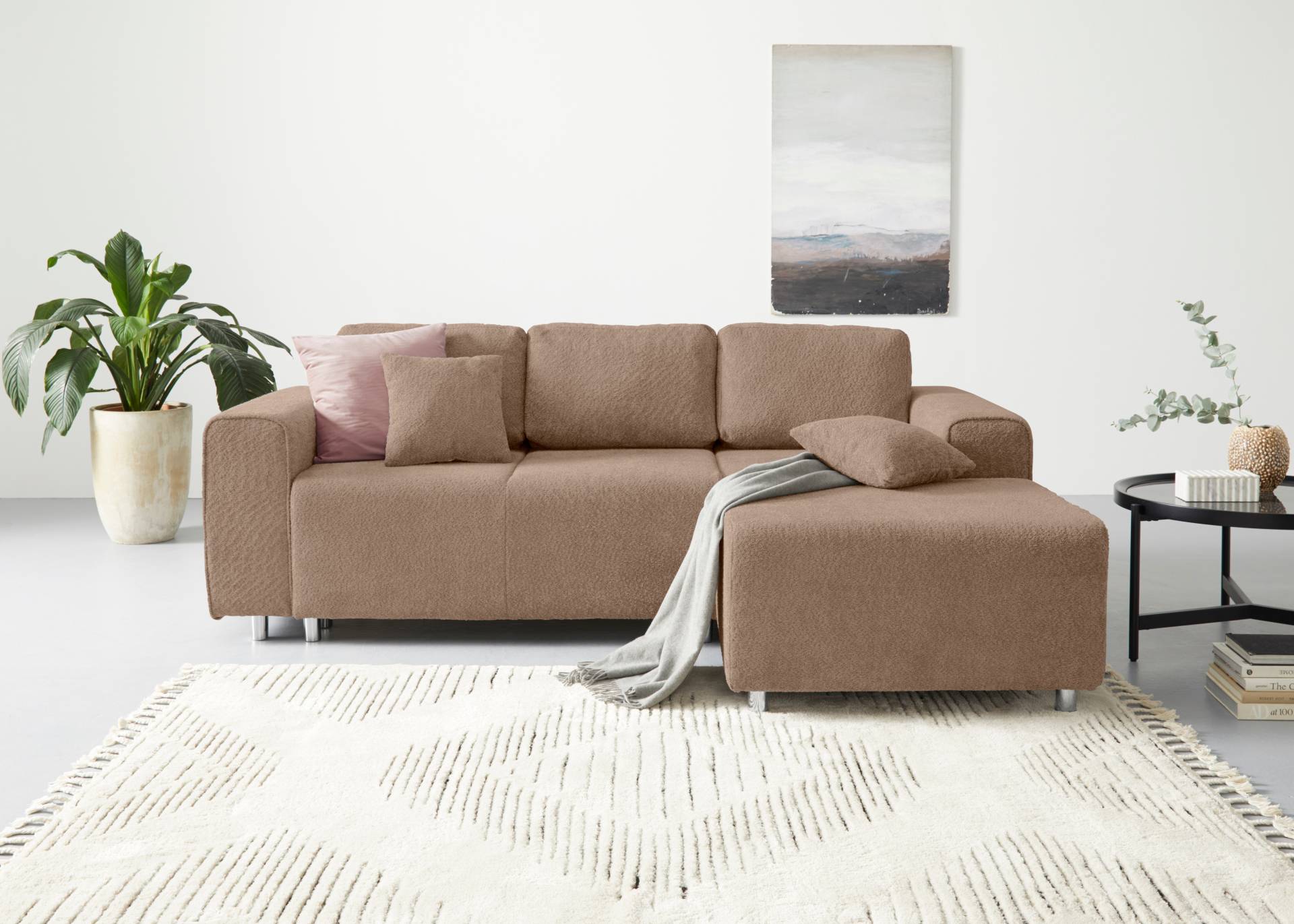 Guido Maria Kretschmer Home&Living Ecksofa »Györ«, L-Form, wahlweise mit Bettfunktion und Bettkasten incl. 2 Zierkissen Guido Maria Kretschmer Home&Living Ecksofa »Györ«, L-Form, wahlweise mit Bettfunktion und Bettkasten incl. 2 Zierkissen von Guido Maria Kretschmer Home&Living