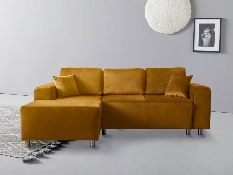 Guido Maria Kretschmer Home&Living Ecksofa »Györ«, L-Form, wahlweise mit Bettfunktion und Bettkasten incl. 2 Zierkissen von Guido Maria Kretschmer Home&Living