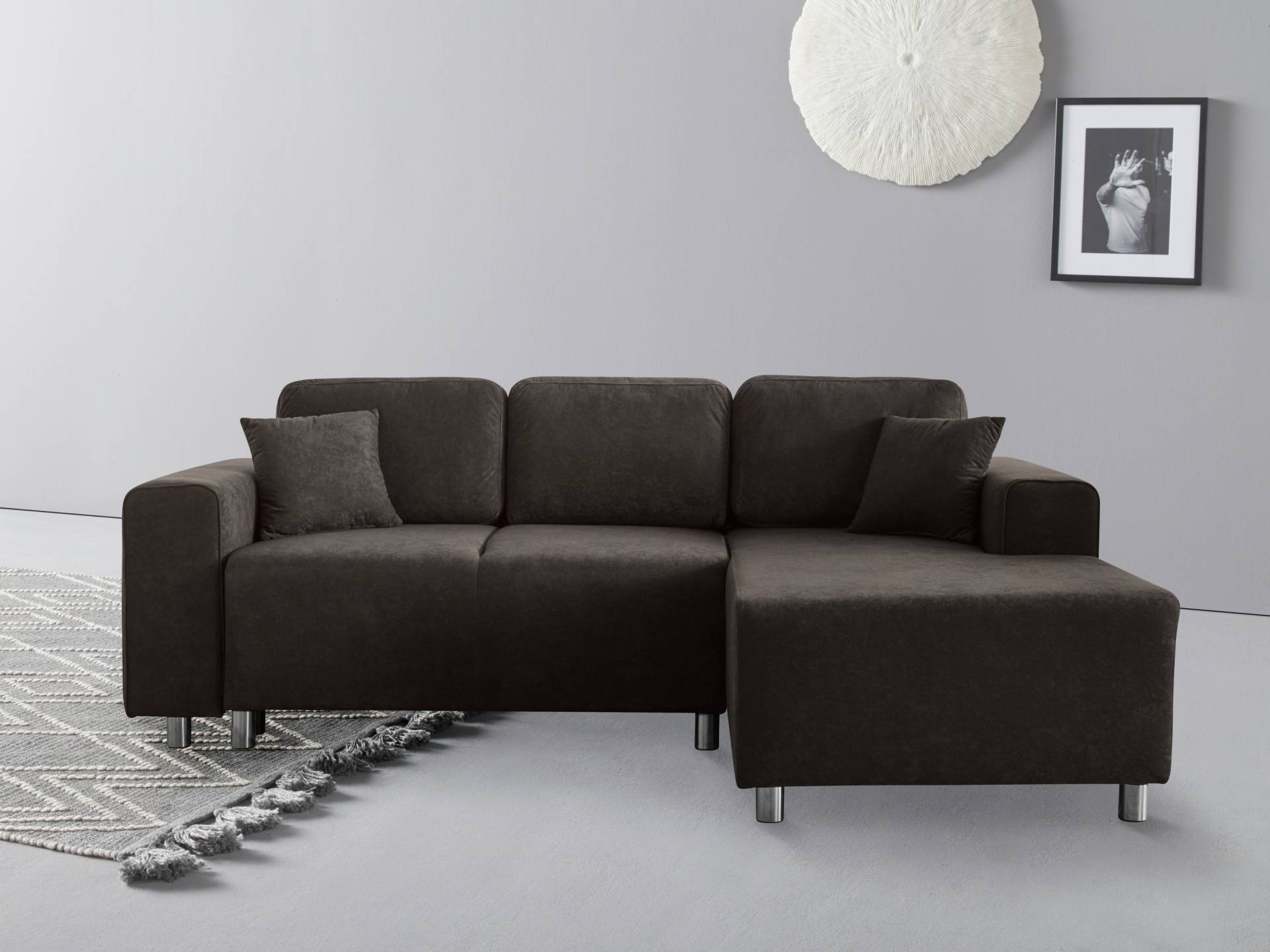 Guido Maria Kretschmer Home&Living Ecksofa »Györ«, L-Form, wahlweise mit Bettfunktion und Bettkasten incl. 2 Zierkissen Guido Maria Kretschmer Home&Living Ecksofa »Györ«, L-Form, wahlweise mit Bettfunktion und Bettkasten incl. 2 Zierkissen von Guido Maria Kretschmer Home&Living